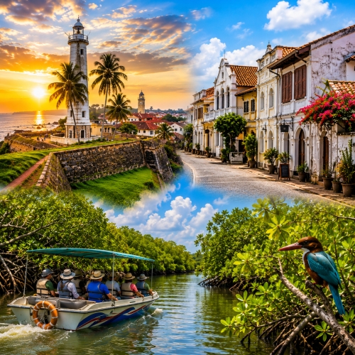 Galle Fort with Madu River Safari Day Tour